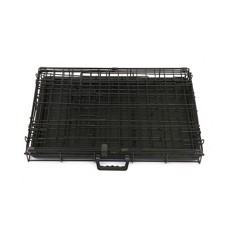 Gabbia per cani metallici a filo pieghevole Gabbia per cani metallici a filo pieghevole