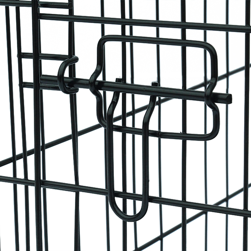 Gabbia per cani metallici a filo pieghevole Gabbia per cani metallici a filo pieghevole