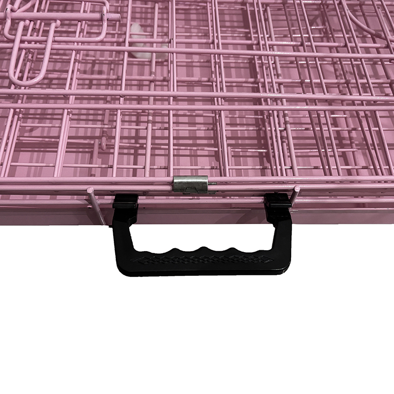 Gabbia per cani metallici a filo pieghevole Gabbia per cani metallici a filo pieghevole