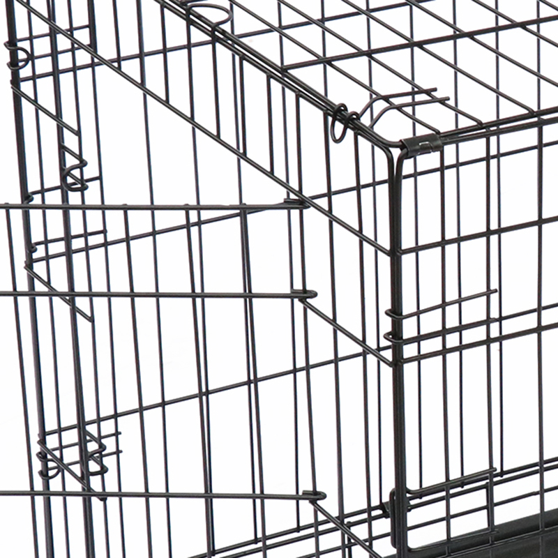 Gabbia per cani metallici a filo pieghevole Gabbia per cani metallici a filo pieghevole