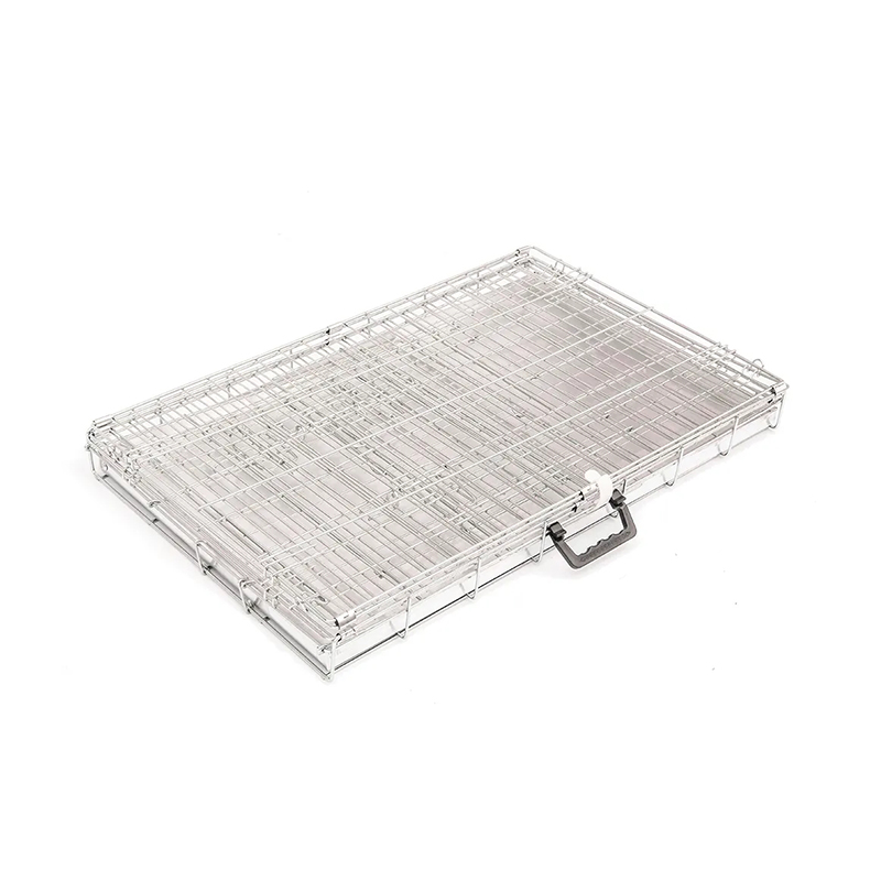 Gabbia per cani metallici a filo pieghevole Gabbia per cani metallici a filo pieghevole