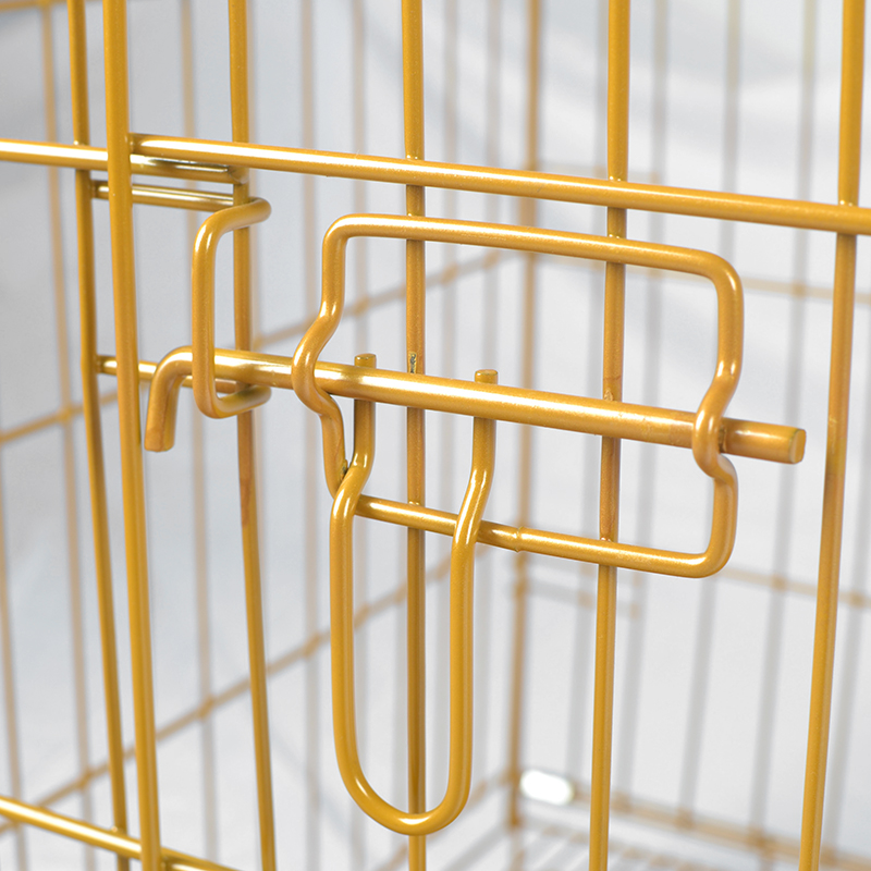 Gabbia per cani metallici a filo pieghevole Gabbia per cani metallici a filo pieghevole