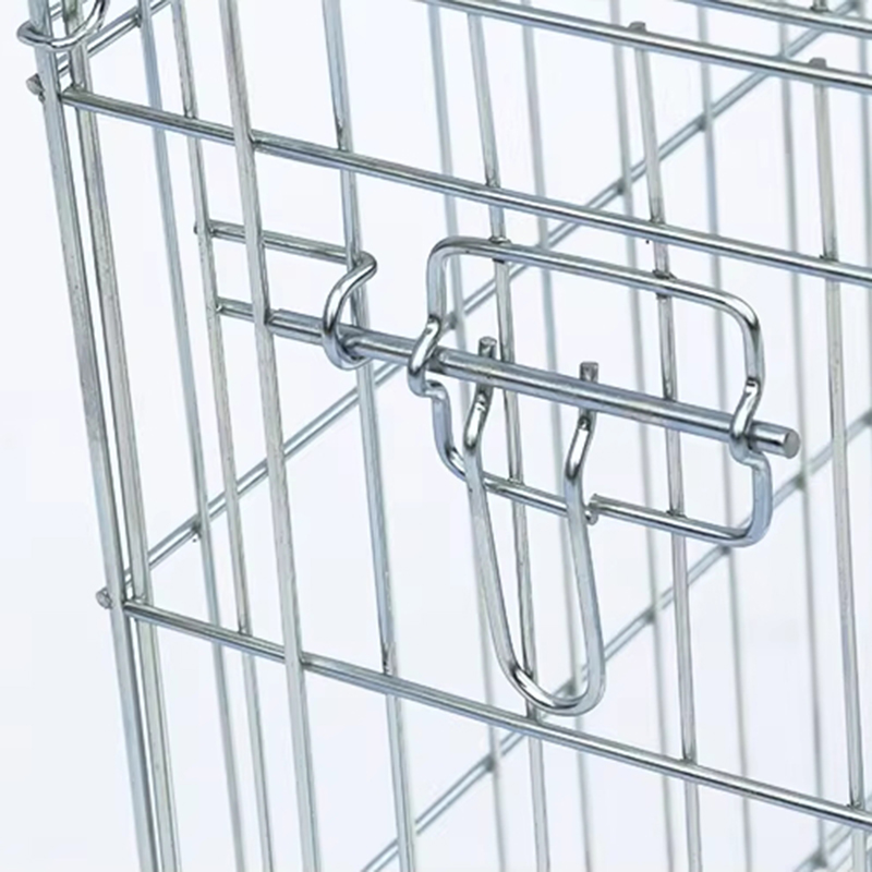 Gabbia per cani metallici a filo pieghevole Gabbia per cani metallici a filo pieghevole