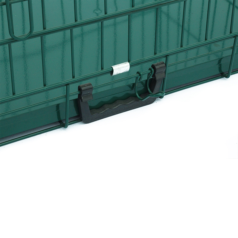 Gabbia per cani metallici a filo pieghevole Gabbia per cani metallici a filo pieghevole