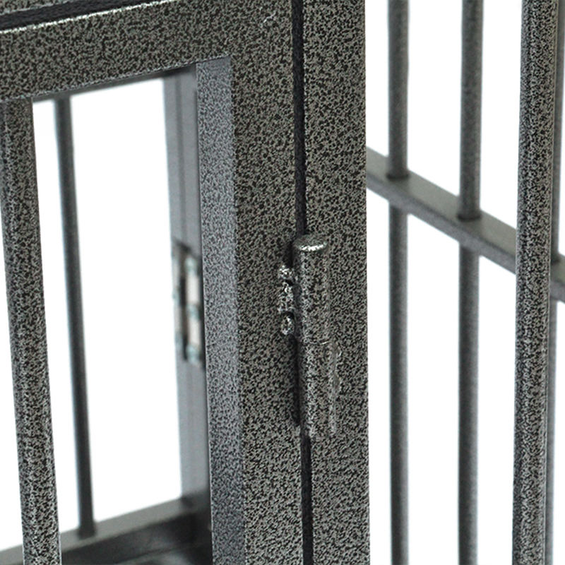 Gabbia per cani metallici a tubo pesante aperto Gabbia per cani metallici a tubo pesante aperto