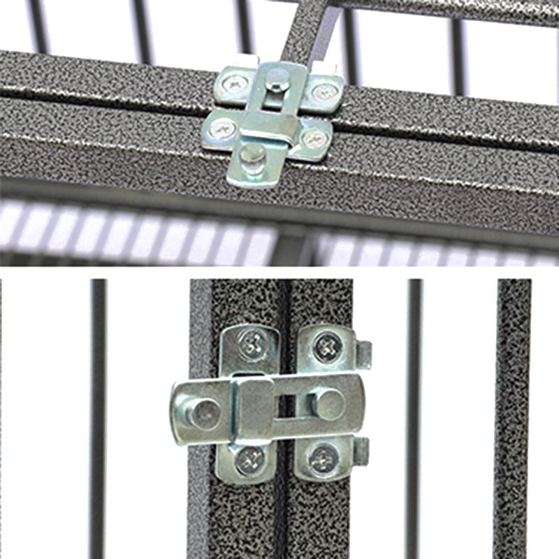 Gabbia per cani metallici a tubo pesante aperto Gabbia per cani metallici a tubo pesante aperto