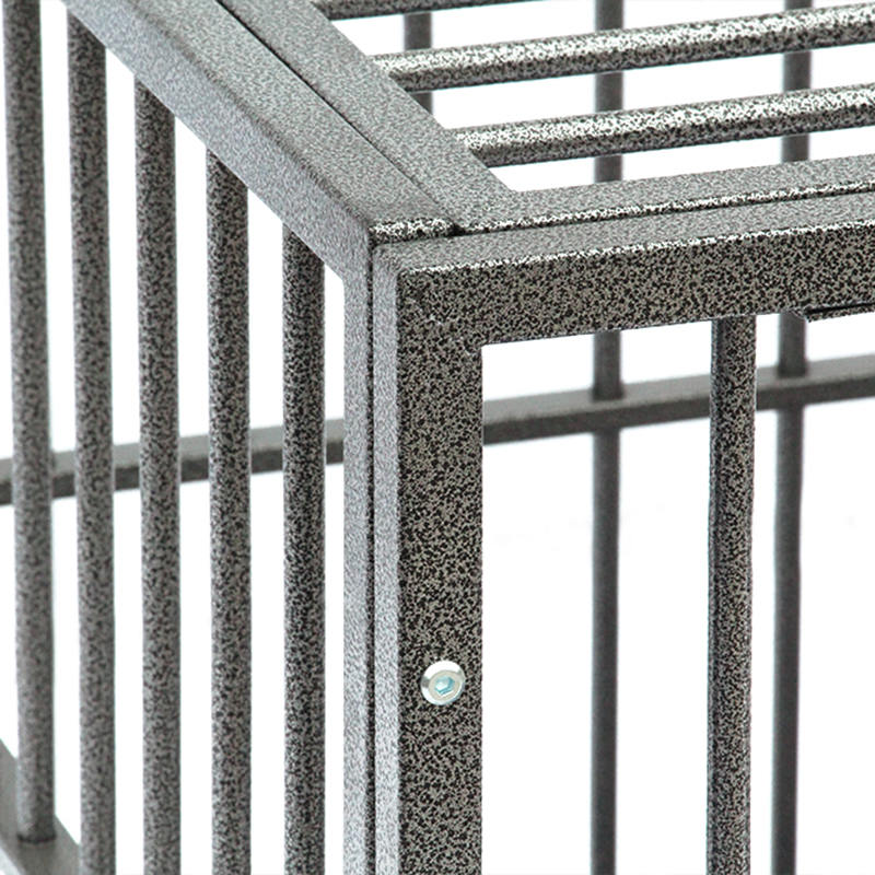 Gabbia per cani metallici a tubo pesante aperto Gabbia per cani metallici a tubo pesante aperto