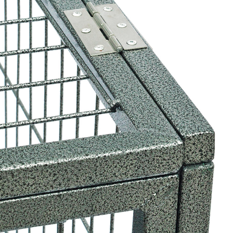 Cage del cane metallico pieghevole a tubo superiore aperto Cage del cane metallico pieghevole a tubo superiore aperto