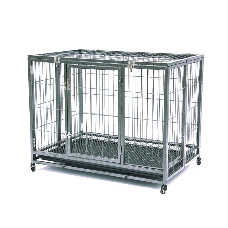 Cage del cane metallico pieghevole a tubo superiore aperto Cage del cane metallico pieghevole a tubo superiore aperto