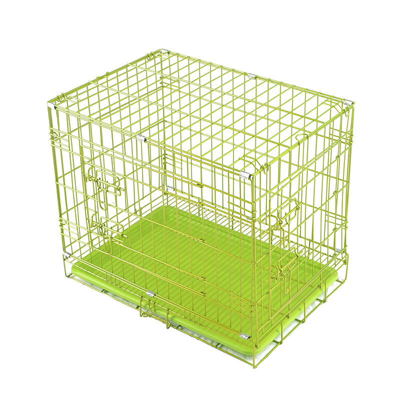 Gabbia per cani metallici a filo pieghevole Gabbia per cani metallici a filo pieghevole