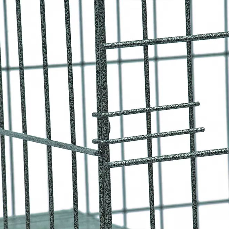 Gabbia di gatto in metallo a filo interno grande a 4 livelli con ruote Gabbia di gatto in metallo a filo interno grande a 4 livelli con ruote