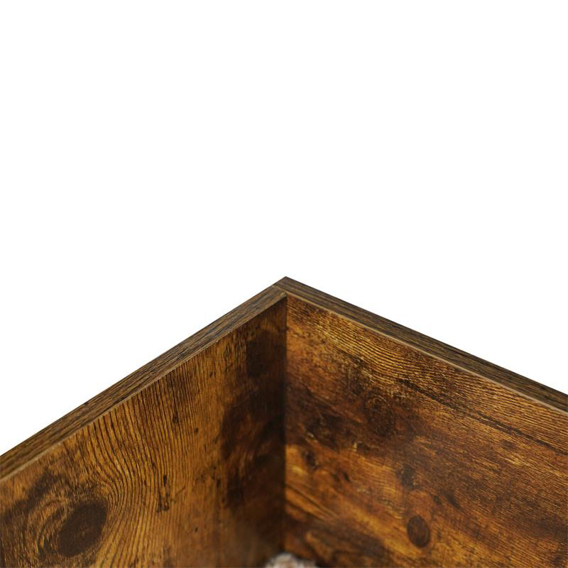 Moderno letto per cani elevato in legno interno con telaio Moderno letto per cani elevato in legno interno con telaio