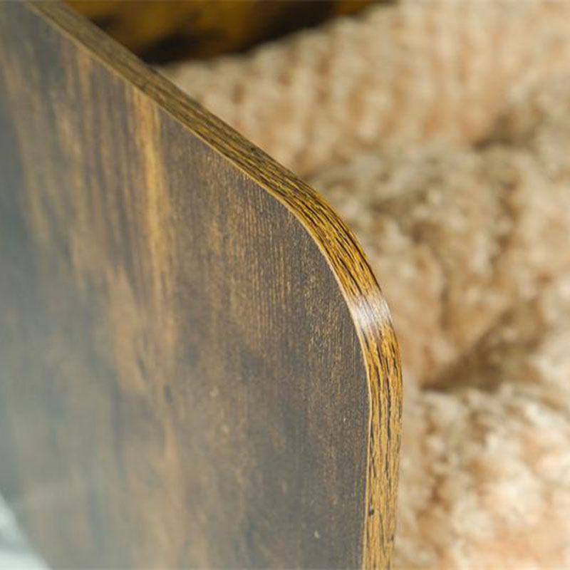 Moderno letto per cani elevato in legno interno con telaio Moderno letto per cani elevato in legno interno con telaio