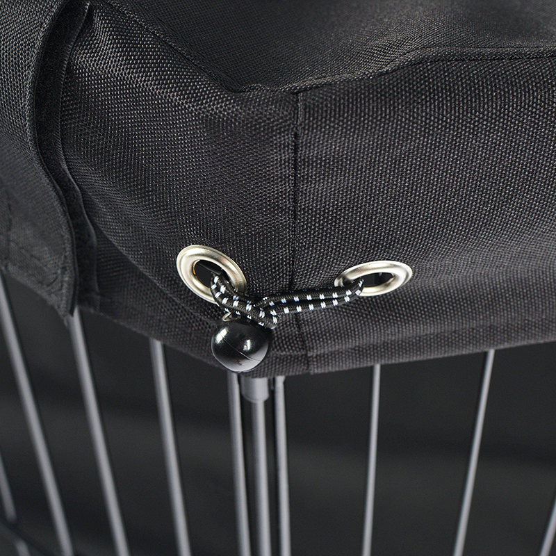 Plopen per cane metallico a filo pieghevole a 8 pannelli con coperchio superiore e cuscinetto inferiore Plopen per cane metallico a filo pieghevole a 8 pannelli con coperchio superiore e cuscinetto inferiore