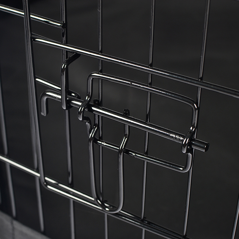 Plopen per cane metallico a filo pieghevole a 8 pannelli con coperchio superiore e cuscinetto inferiore Plopen per cane metallico a filo pieghevole a 8 pannelli con coperchio superiore e cuscinetto inferiore