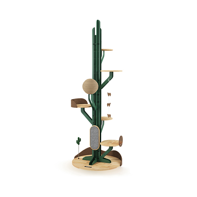 Cactus Shape Gat Tree Climbing Frame con tavola di graffi Cactus Shape Gat Tree Climbing Frame con tavola di graffi