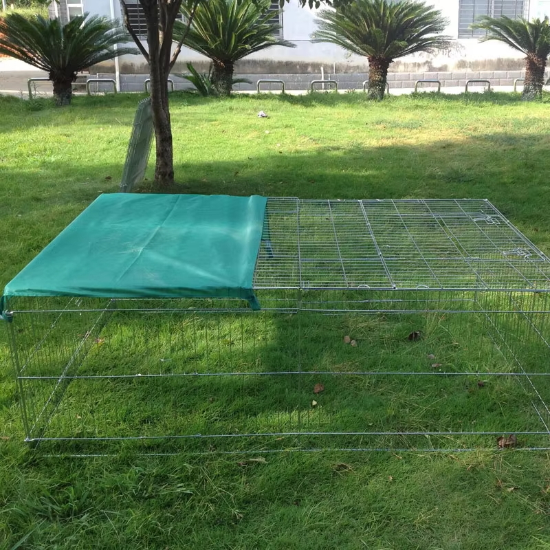 Cagnolo per cani esterno in metallo pieghevole esterno Cagnolo per cani esterno in metallo pieghevole esterno