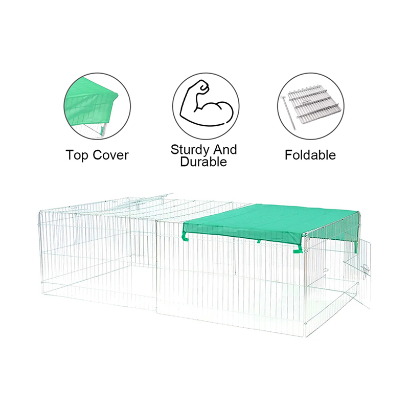 Cagnolo per cani esterno in metallo pieghevole esterno Cagnolo per cani esterno in metallo pieghevole esterno
