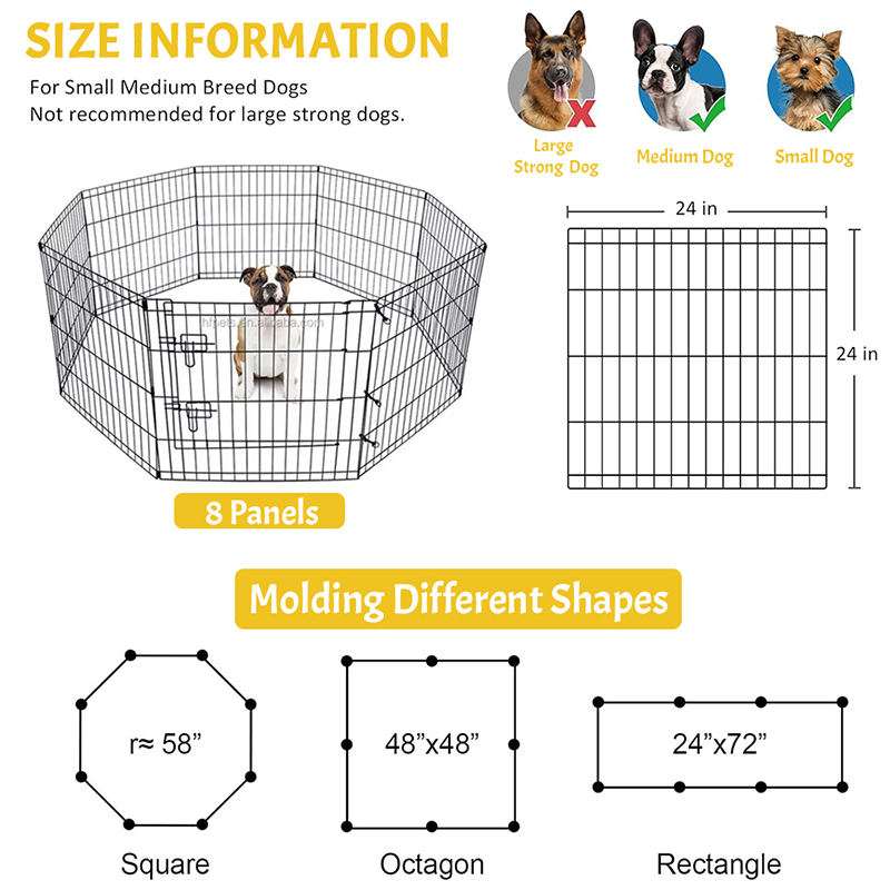 Plopen per cane metallico pieghevole Plopen per cane metallico pieghevole