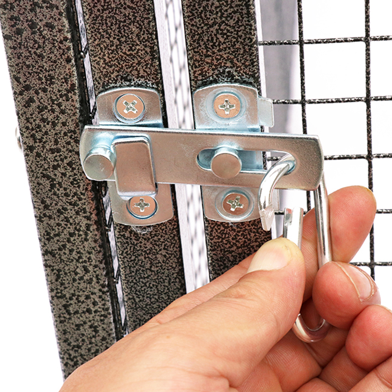 Guscio gabbia di coniglietto a doppia porta con coniglietto in metallo Guscio gabbia di coniglietto a doppia porta con coniglietto in metallo