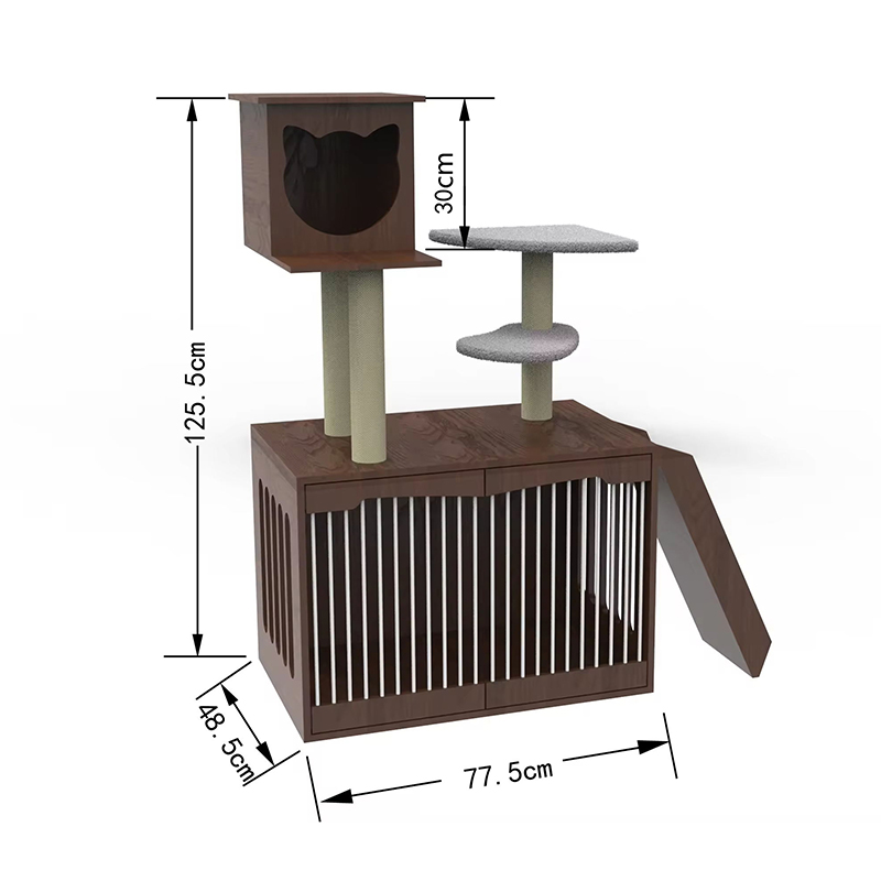 Talbero da gatto da gallina con tela da arrampicata con torre gatto in legno Talbero da gatto da gallina con tela da arrampicata con torre gatto in legno