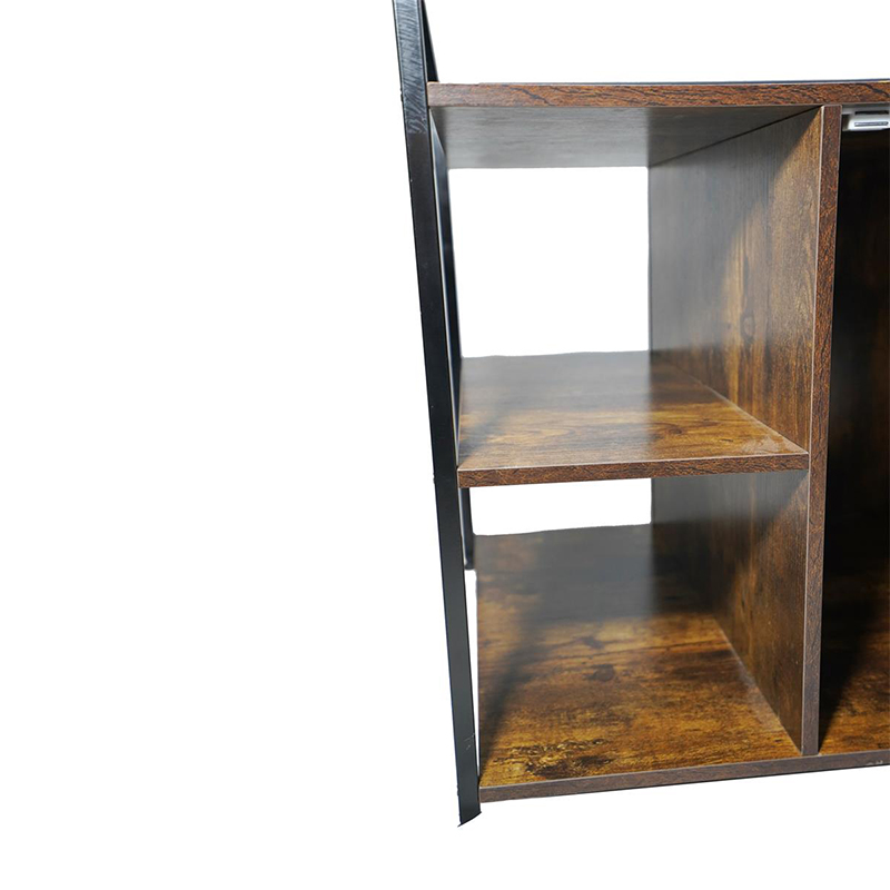 Gabbia per gatti in stile mobili con cabinetto di lettiera Gabbia per gatti in stile mobili con cabinetto di lettiera