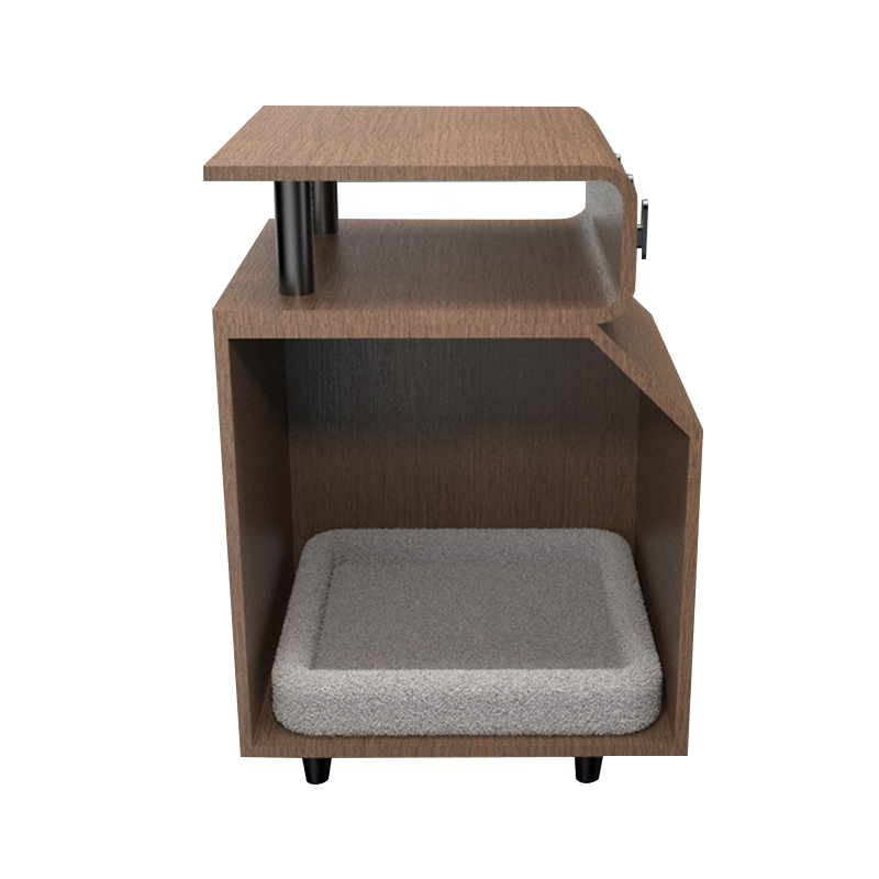 Letti per animali domestici in legno Letti di gatto con bordo di graffi Letti per animali domestici in legno Letti di gatto con bordo di graffi