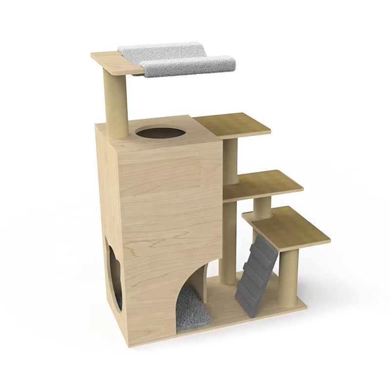 Tela da arrampicata con gatto con cat dell'albero gatto con torre in legno con pali di graffi di sisal Tela da arrampicata con gatto con cat dell'albero gatto con torre in legno con pali di graffi di sisal