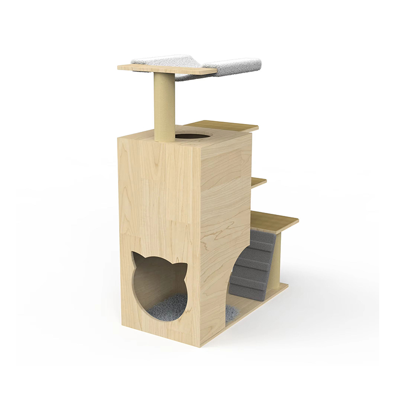 Tela da arrampicata con gatto con cat dell'albero gatto con torre in legno con pali di graffi di sisal Tela da arrampicata con gatto con cat dell'albero gatto con torre in legno con pali di graffi di sisal