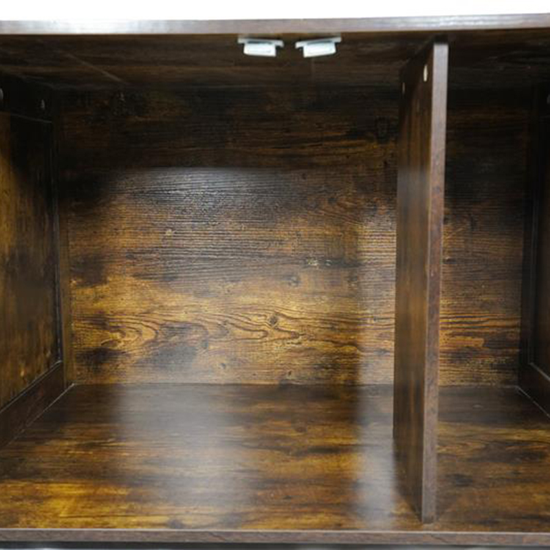 Capi mobili gatti gabbia tavolino cabinet con divisore Capi mobili gatti gabbia tavolino cabinet con divisore