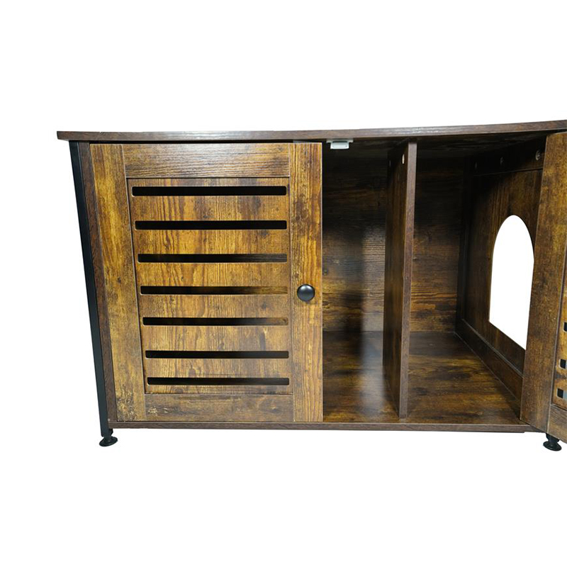 Capi mobili gatti gabbia tavolino cabinet con divisore Capi mobili gatti gabbia tavolino cabinet con divisore