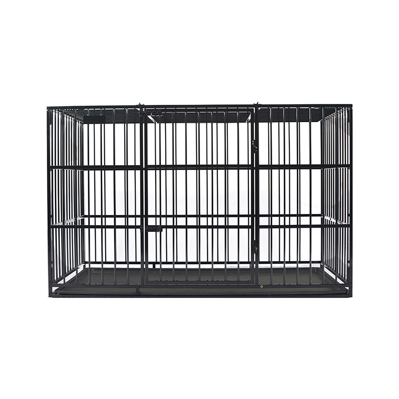 Cage per cani metallici a tubo antiewew aperta Cage per cani metallici a tubo antiewew aperta