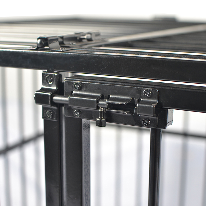 Cage per cani metallici a tubo antiewew aperta Cage per cani metallici a tubo antiewew aperta