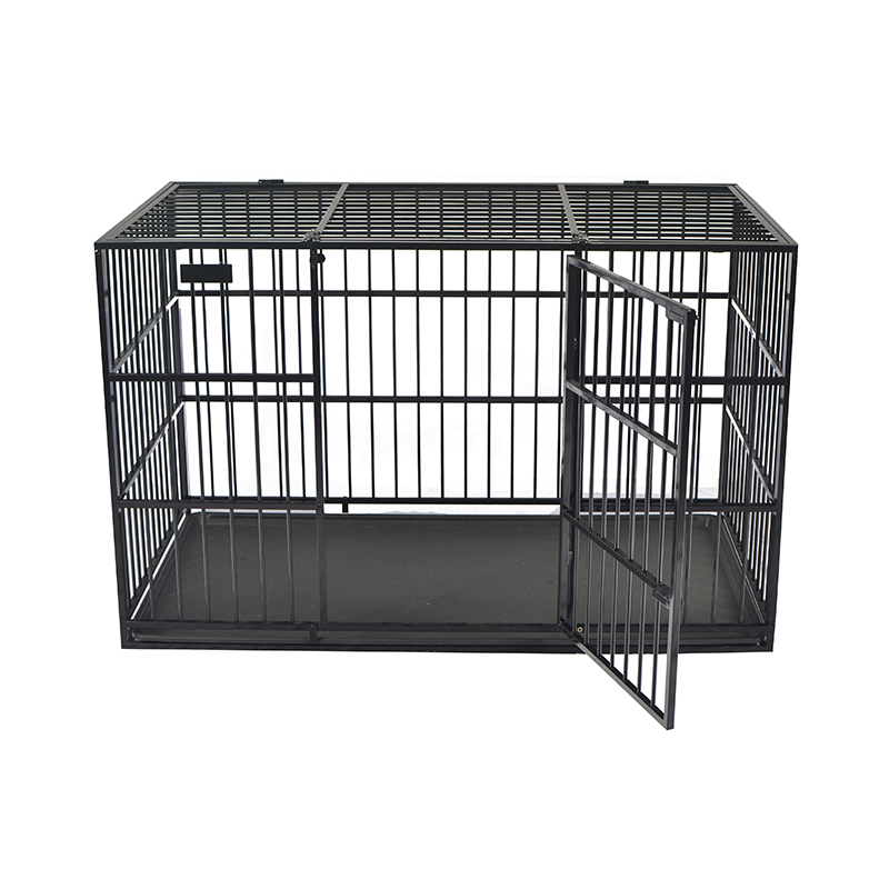 Cage per cani metallici a tubo antiewew aperta Cage per cani metallici a tubo antiewew aperta