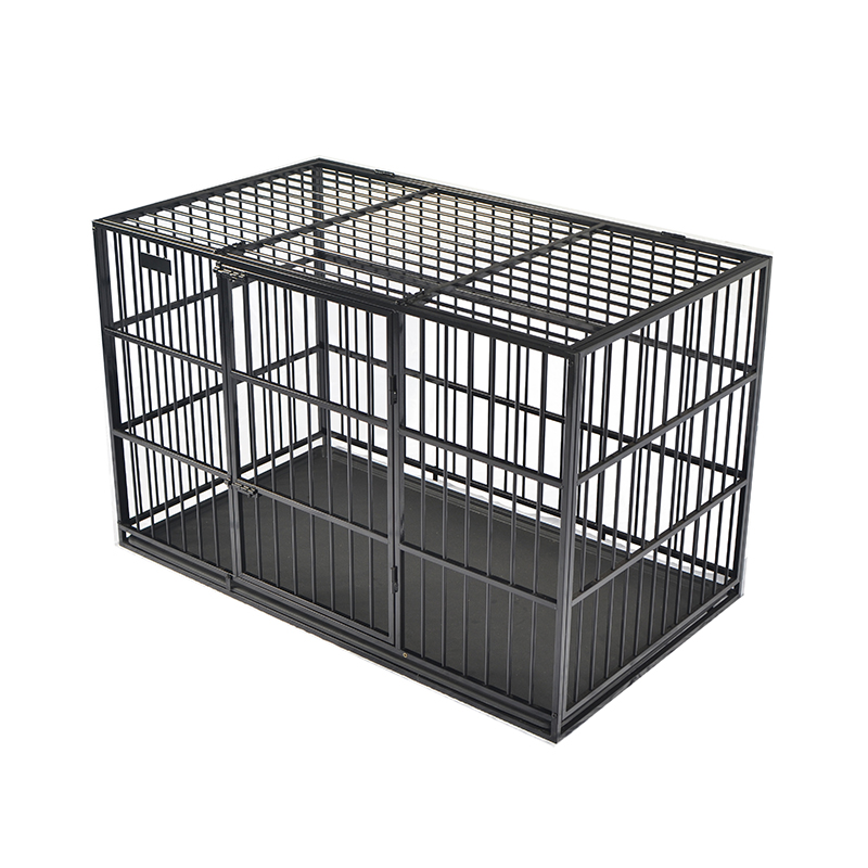 Cage per cani metallici a tubo antiewew aperta Cage per cani metallici a tubo antiewew aperta