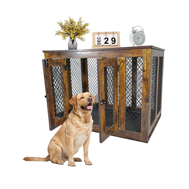 Fugi per mobili interni in metallo in legno gabbie per cani grandi Fugi per mobili interni in metallo in legno gabbie per cani grandi