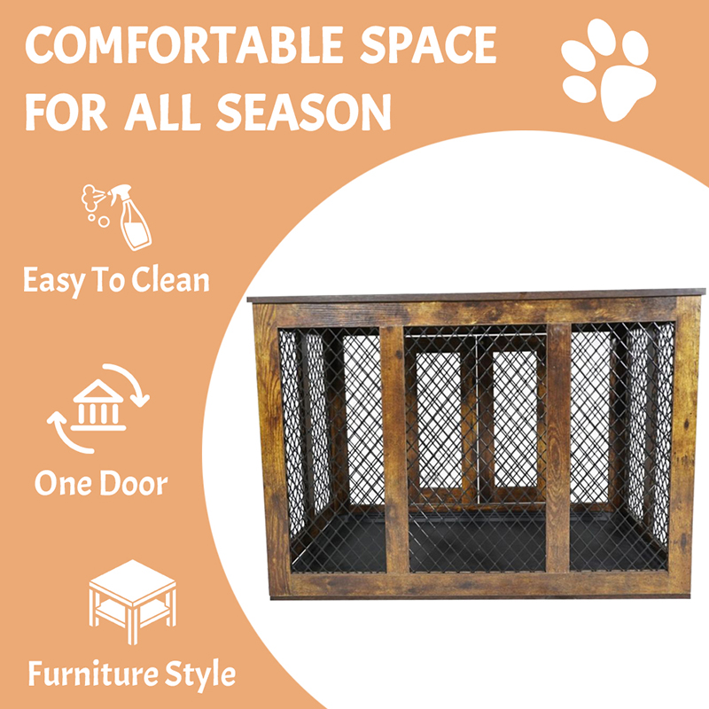 Fugi per mobili interni in metallo in legno gabbie per cani grandi Fugi per mobili interni in metallo in legno gabbie per cani grandi