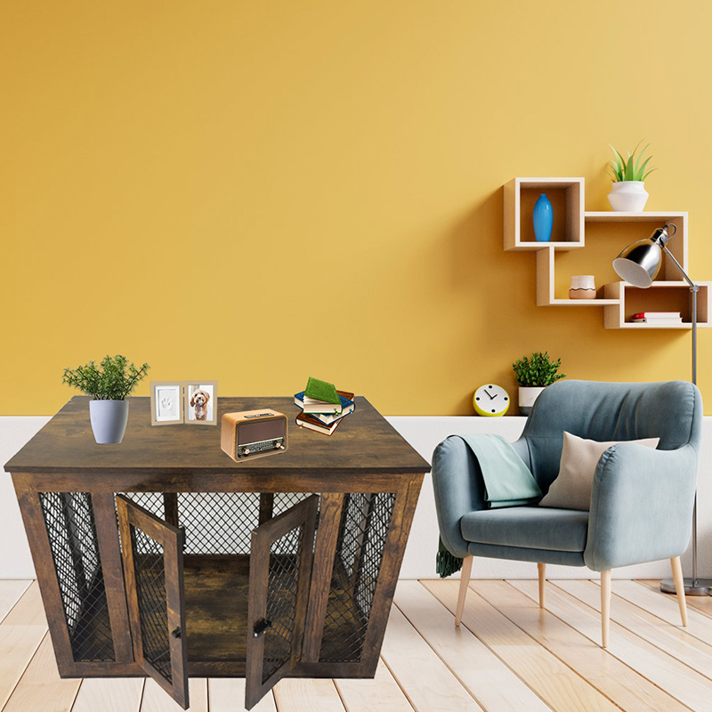 Fugi per mobili interni in metallo in legno gabbie per cani grandi Fugi per mobili interni in metallo in legno gabbie per cani grandi