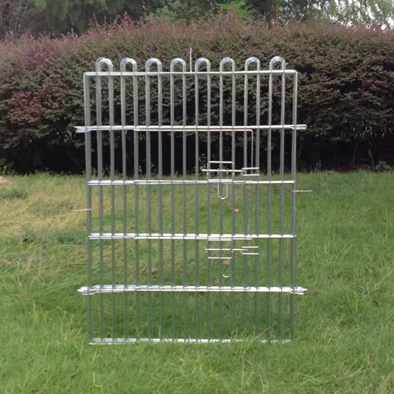 Filo pieghevole a ghiottona di cani da cane esterno con copertina superiore Filo pieghevole a ghiottona di cani da cane esterno con copertina superiore