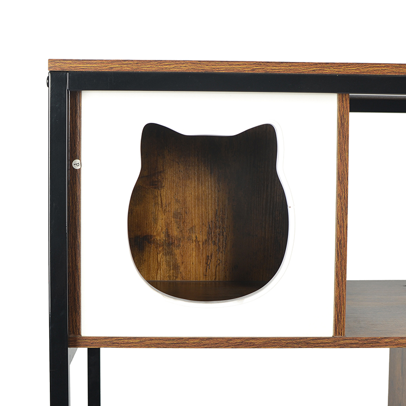 Albero di gatto con gatto da gatto da gatto interno con amaca e cabinetto Albero di gatto con gatto da gatto da gatto interno con amaca e cabinetto