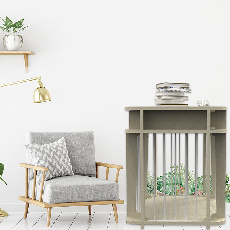 Beige moderni mobili interni stile in legno metallo gabbia Beige moderni mobili interni stile in legno metallo gabbia