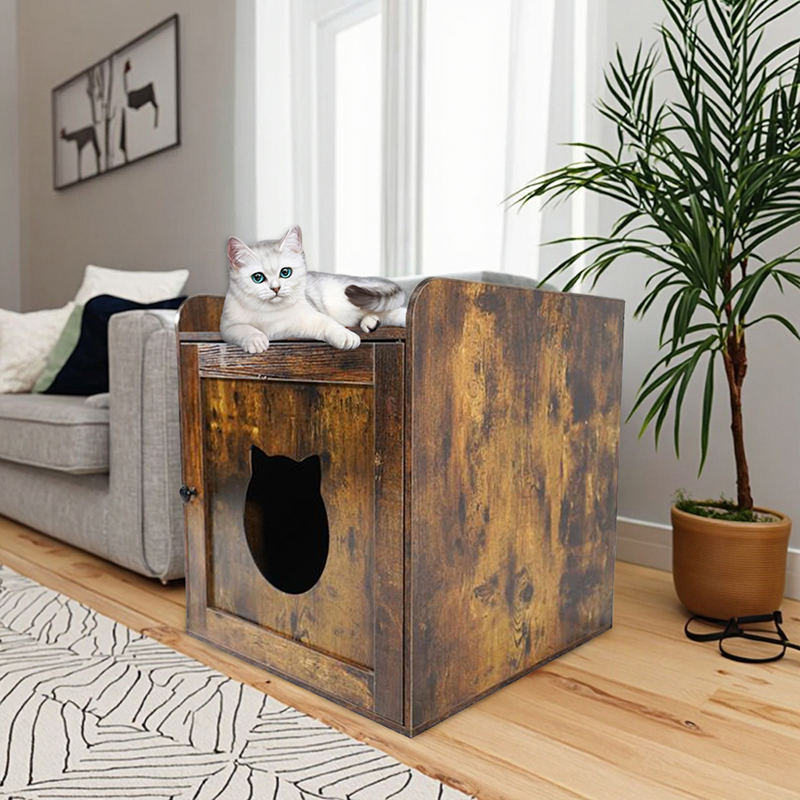 Tavolino interno lettiera mobili mobili in stile gatto gabbia Tavolino interno lettiera mobili mobili in stile gatto gabbia