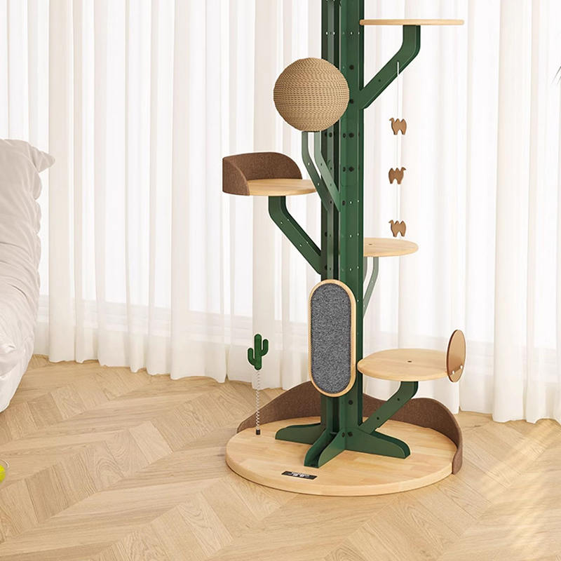 Cactus Shape Gat Tree Climbing Frame con tavola di graffi Cactus Shape Gat Tree Climbing Frame con tavola di graffi