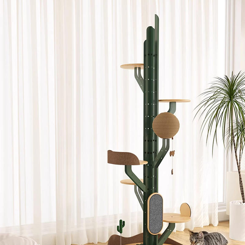 Cactus Shape Gat Tree Climbing Frame con tavola di graffi Cactus Shape Gat Tree Climbing Frame con tavola di graffi