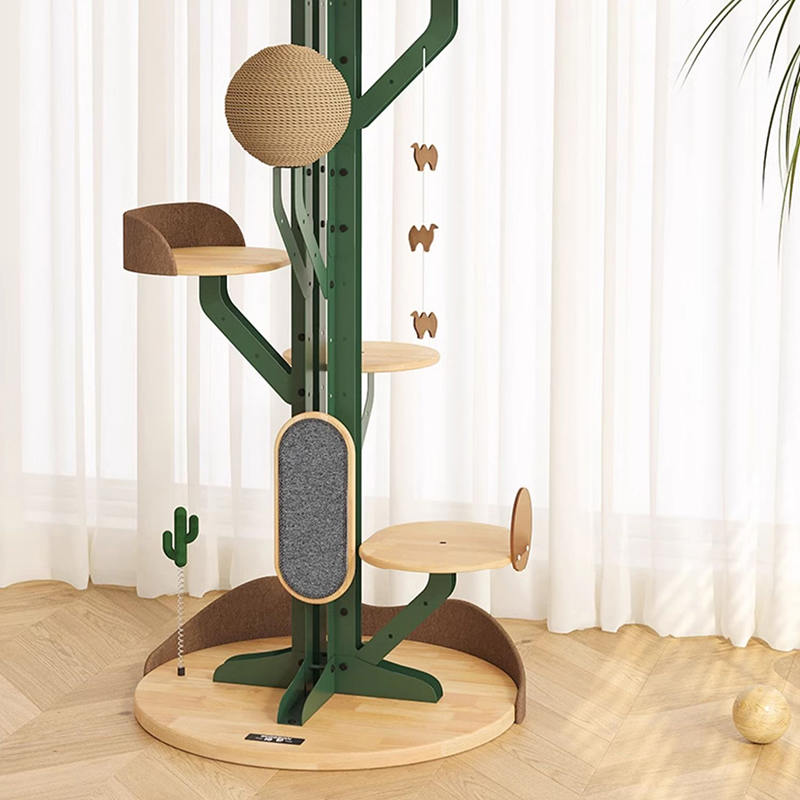 Cactus Shape Gat Tree Climbing Frame con tavola di graffi Cactus Shape Gat Tree Climbing Frame con tavola di graffi