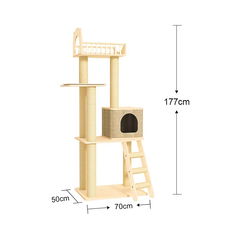 Torre dell'albero del gatto da pavimento al soffitto Torre dell'albero del gatto da pavimento al soffitto