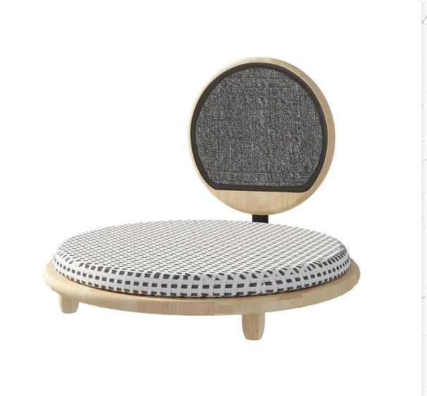 Perché scegliere il nido del letto di gatti accoglienti in legno massiccio con la tavola di graffi come luogo di riposo ideale per i gatti?